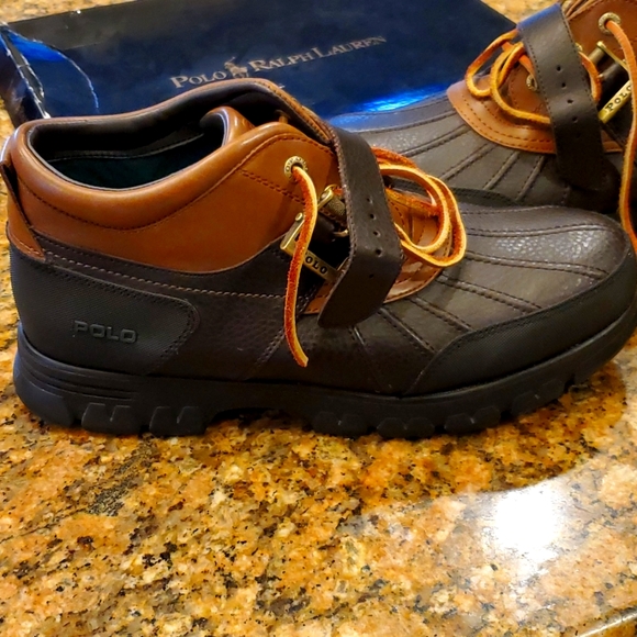 Ralph Lauren Mid Polo Boots - Picture 1 of 4